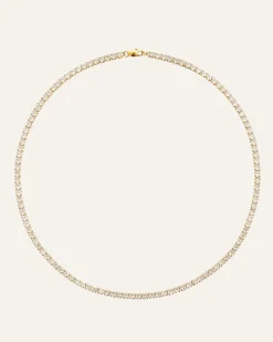 Mockberg Tennis Guld>Halsband Best
