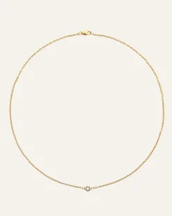 Mockberg Thin Diamond Guld>Halsband Clearance