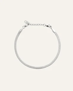 Mockberg Thin Snake Silver>Armband