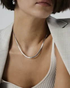 Mockberg Thin Snake Silver>Halsband Online