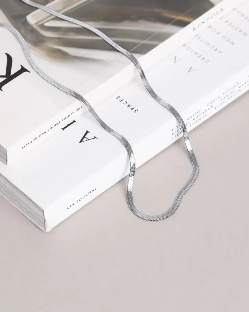 Mockberg Thin Snake Silver>Halsband Online