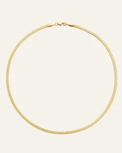 Mockberg Thin Snake Guld>Halsband Discount