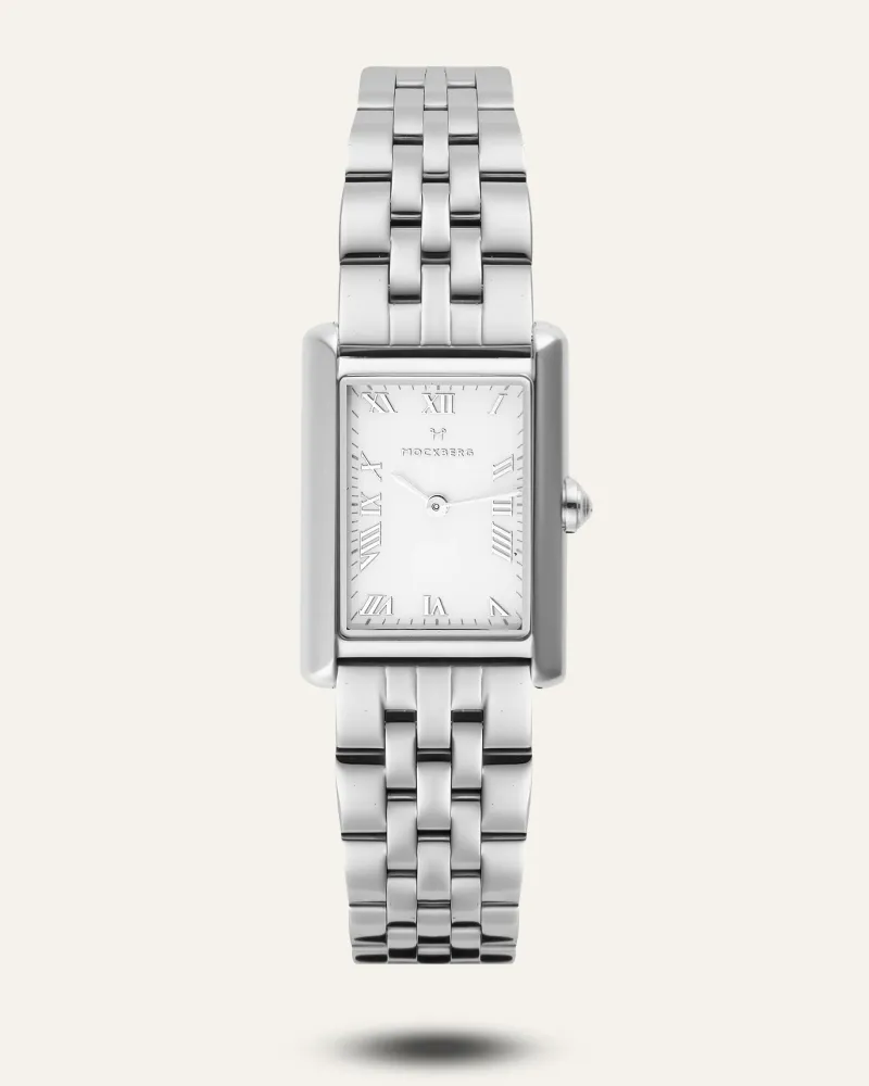 Mockberg Timeless Grand Silver MO312>Klockor Hot
