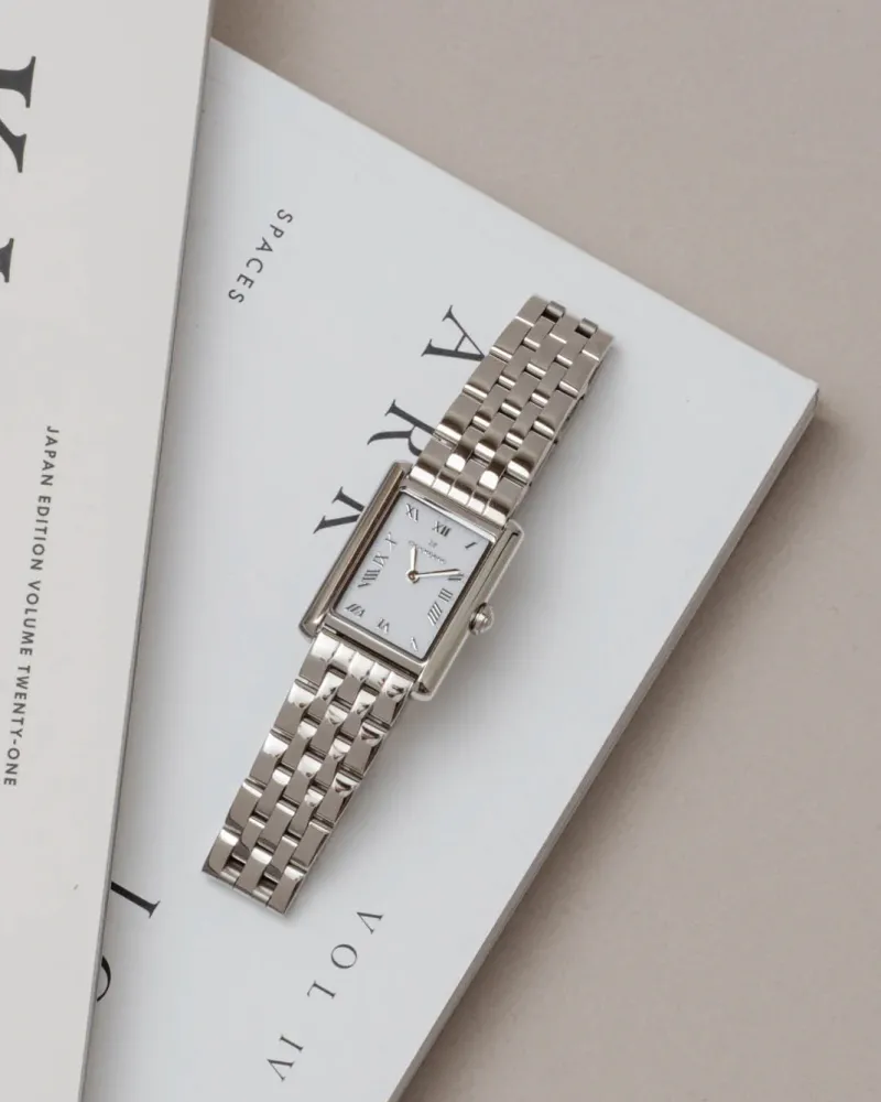 Mockberg Timeless Grand Silver MO312>Klockor Hot