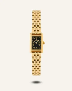 Mockberg Timeless Petite Klocka Guld Noir MB1775>Klockor Best