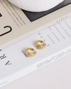 Treasure Örhängen Medium Guld><noscript><img width=
