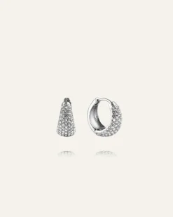 Treasure Örhängen Medium Silver>Mockberg New