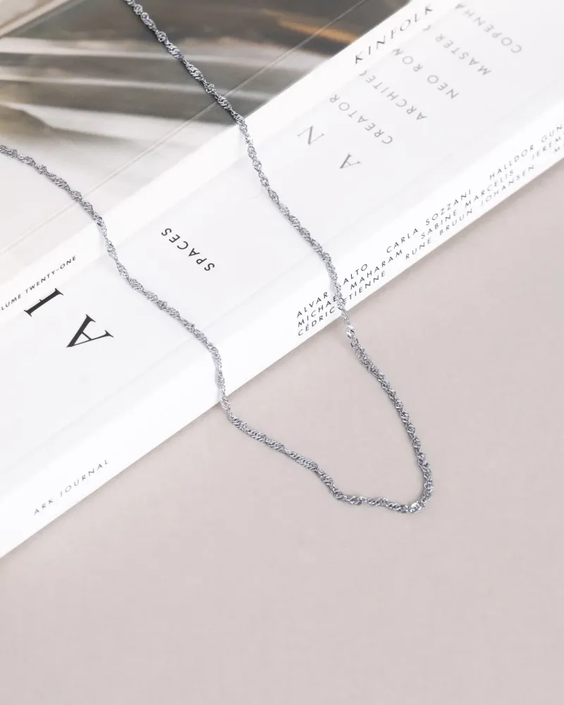 Mockberg Twirl Silver>Halsband New