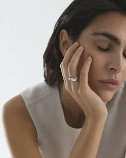 Mockberg Wavy Bolded Ring Silver>Armband Sale