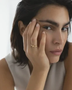 Wavy Petite Ring Guld><noscript><img width=