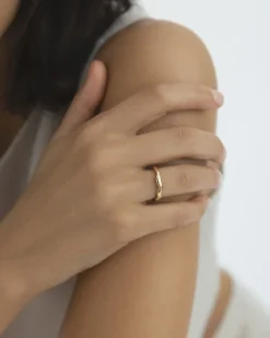 Wavy Petite Ring Guld><noscript><img width=