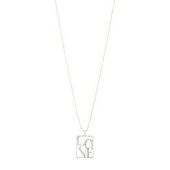 PILGRIM Love Tag Silver 542416041>HALSBAND