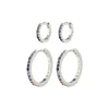 PILGRIM Reign Hoop 2-pack Örhängen Silver 662416803>ÖRHÄNGEN