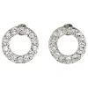 PILGRIM Victoria Crystal Halo Örhängen Silver 611316013>ÖRHÄNGEN Sale