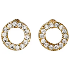 PILGRIM Victoria Crystal Halo Örhängen Guld 611312013>ÖRHÄNGEN Clearance