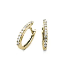 Örhängen i 18K Guld med 0.16ct TW/SI Diamanter – MSF52G> Outlet