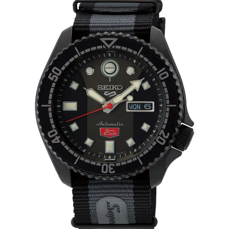 Seiko 5 Sports Honda Super Cub Limited Edition SRPJ75K1> New