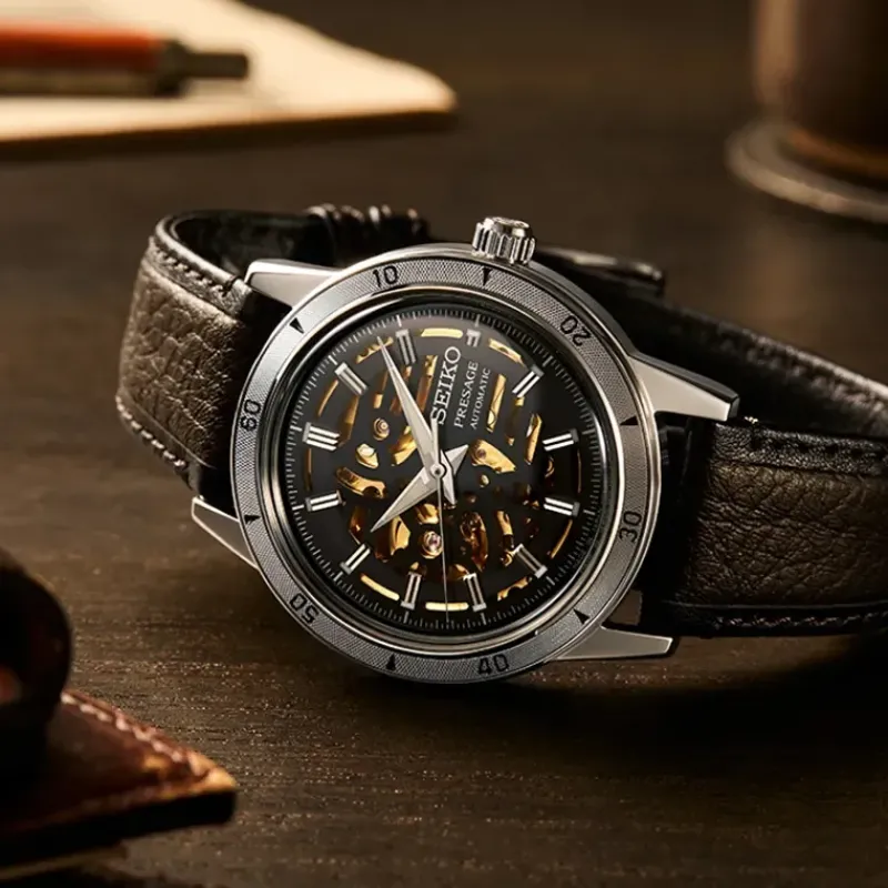 Seiko Skeleton SSA461J1>Presage New