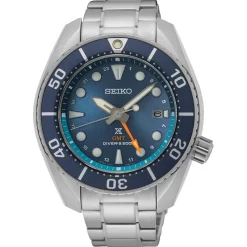 Seiko Prospex Diver Solar GMT Aqua ‘SUMO’ 45mm SFK001J1> Sale