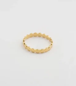 Syster P Beaches Flat Dot Ring Guld>Ringar Outlet