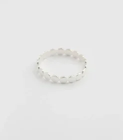 Syster P Beaches Flat Dot Ring Silver>Ringar Online