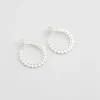 Syster P Beaches Small Flat Dots Silver>Örhängen Discount