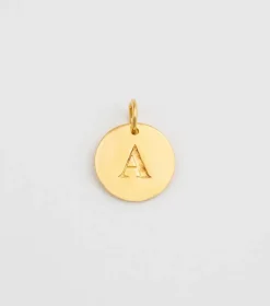 Syster P Beloved Big Bokstav Hänge Guld>Berlocker New