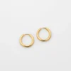 Syster P Beloved Fat Medium Hoops Guld>Örhängen Sale