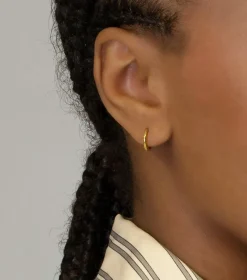 Syster P Beloved Fat Small Hoops Guld><noscript><img width=