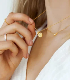 Syster P Beloved Guld Hjärta Hänge>Berlocker New