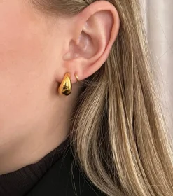 Syster P Beloved Mini Hoops Guld><noscript><img width=