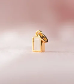 Syster P Beloved Squared Hänge Moonstone Guld>Berlocker Sale