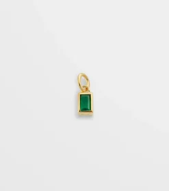 Syster P Beloved Squared Hänge Green Onyx Guld>Berlocker Online