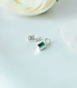 Syster P Beloved Squared Hänge Crystal Silver><noscript><img width=
