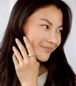 Syster P Bolded Big Ring Silver><noscript><img width=