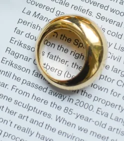 Syster P Bolded Big Ring Guld>Ringar New