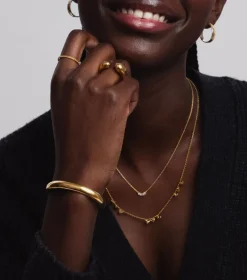Syster P Bolded Drops Ring Guld><noscript><img width=