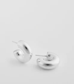 Syster P Bolded Little Sis Hoops Silver>Örhängen Sale