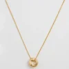Syster P Bolded Wavy Guld>Halsband Discount