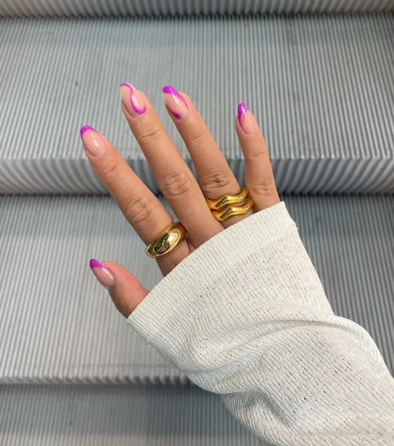 Syster P Bolded Wavy Ring Guld>Ringar Best