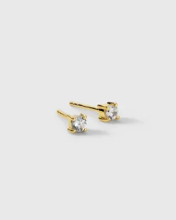 Syster P Celestia Small Studs Guld>Örhängen New