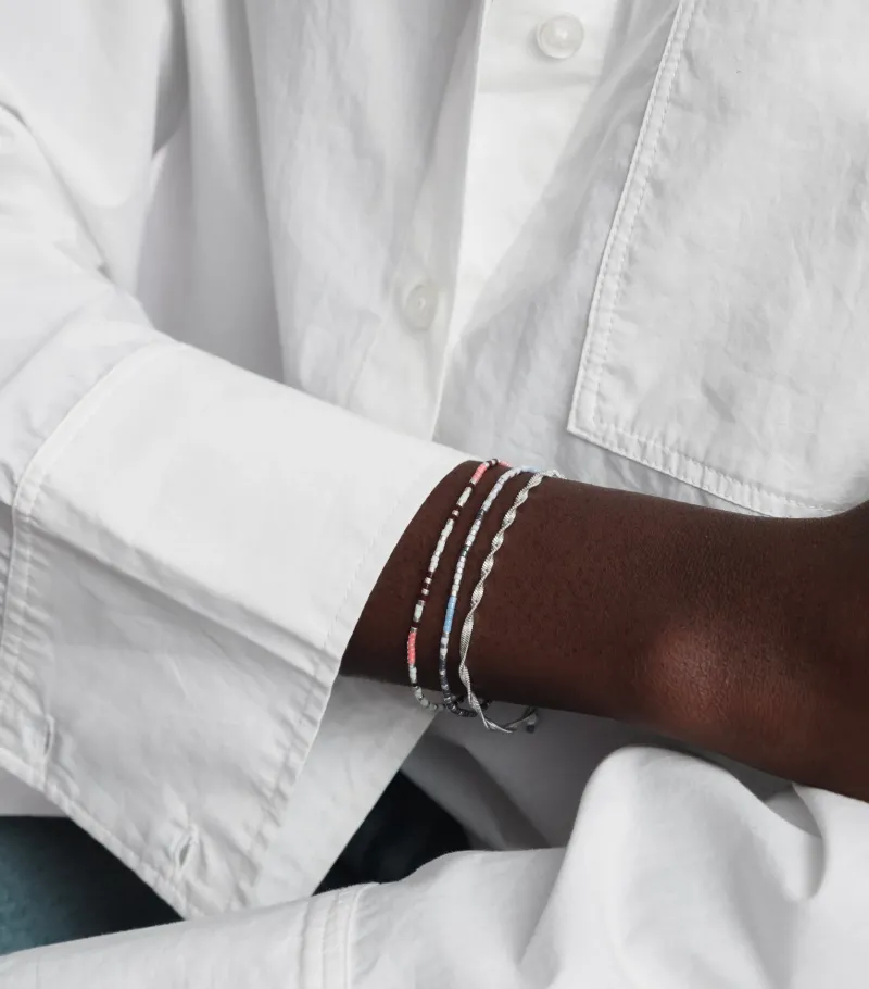 Syster P Code Silver I LOVE YOU>Armband Hot