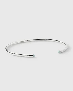 Syster P Florentina Bangle Silver Aquamarine>Armband Outlet