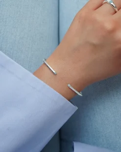 Syster P Florentina Bangle Silver Aquamarine>Armband Outlet