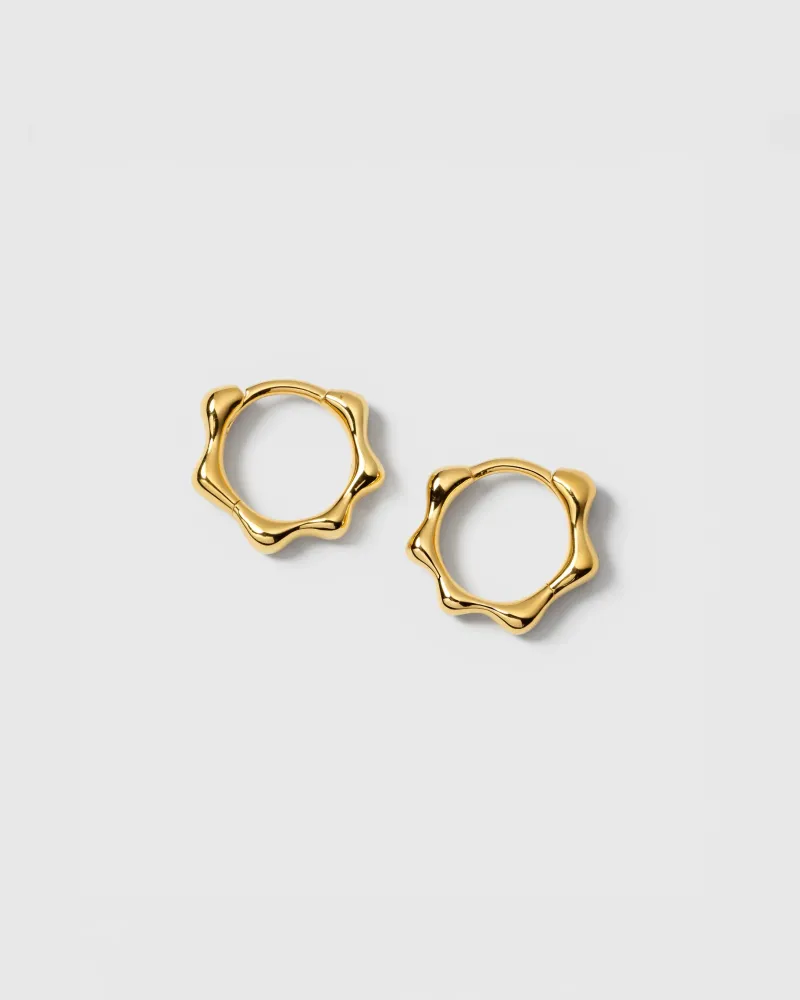 Syster P Florentina Small Hoops Guld>Örhängen Sale