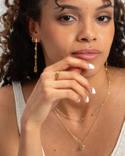 Syster P Florentina Small Hoops Guld><noscript><img width=