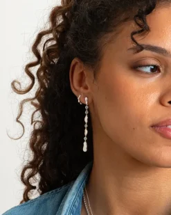 Syster P Florentina Small Hoops Silver>Örhängen