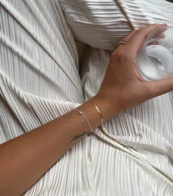 Syster P Herringbone Silver><noscript><img width=