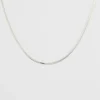 Syster P Herringbone Silver>Halsband Clearance