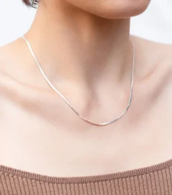 Syster P Herringbone Silver><noscript><img width=